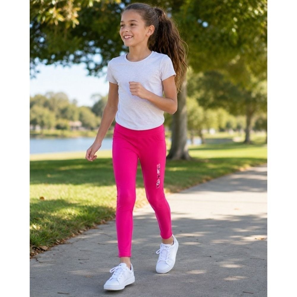 Epic Threads Girls Size M Fuchsia Jeggings NWT Pull On Pink Pants